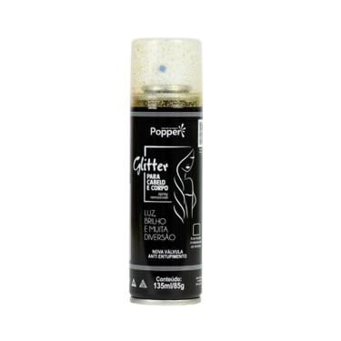 Imagem de Spray de Glitter para Cabelo e Corpo - Popper