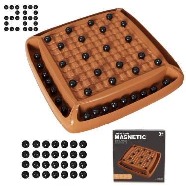 Imagem de Jogo de xadrez magnético Hcusus com 28 peças magnéticas