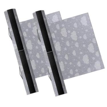 Imagem de Protetores de Grade de Cama Kohentact para Bebês - 2 Peças com Almofad