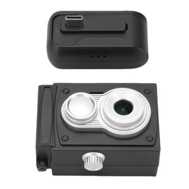 Imagem de Câmera retrô Digital Vintage Com Foco Automático, Flash, Foto de 2MP 1080p Video de Alta Definição Gravação, Presentes para Adolescentes Garotos Garotos Meninas, Preto
