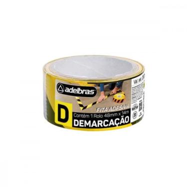 Imagem de Fita Demarcacao Solo Adelbras 48X14M Zebrada