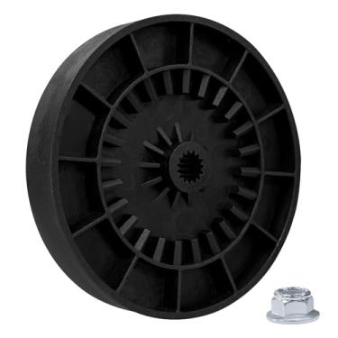 Imagem de WH03X32097 Máquina de Lavar Máquina de Lavar Polia de Transmissão e Porca Substituição para GE Hotpoint Kenmore Máquina de Lavar - Caixa de Engrenagem de Lavadora Polia WH49X25379, WH03X28859