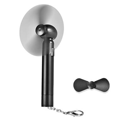 Imagem de Yacig Mini ventilador de bolso portátil - ventilador portátil pessoal alimentado por bateria, pequeno ventilador de mão silencioso para homens e mulheres, atividades internas ao ar livre, 9 x 0,9 cm