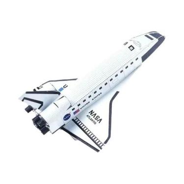Imagem de Quebra-cabeça UFO De Metal 3D DIY Modelo De Montagem De Nave Espacial 