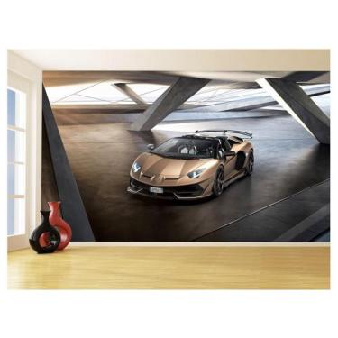 Imagem de Papel De Parede 3D Carro Lamborghini Aventador 3,5M Car193 - Você Deco
