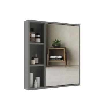 Imagem de Espelheira para Banheiro Retangular Punta Cimento