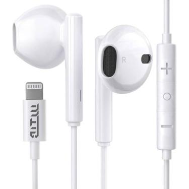 Imagem de Fone Ouvido Compatível iPhone Lightning Conforto e Durabilidade - Mari