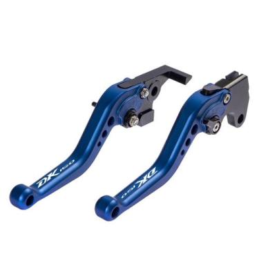 Imagem de Par Manete Curto Esportivo Gravado A Laser Moto Haojue DK 150 - Especi