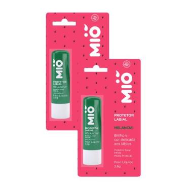 Imagem de Kit 2 Protetor Labial Mió Sabor Melancia FPS 15 3,6g