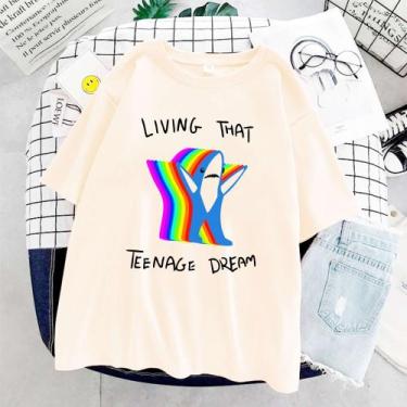 Imagem de Camiseta Katy Perry Left Shark Living That Teenage Dream Unissex - sne