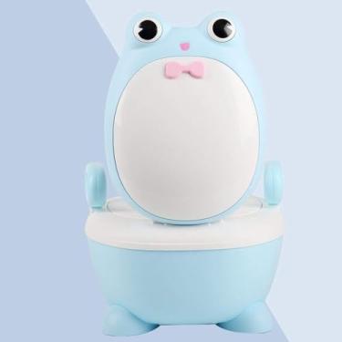 Imagem de Treinamento De Banheiro De Caixa Fofa Potty Shape Baby Mictório Potty Training Para Bebês De 0 A 2 Anos De Idade Fácil De Transportar, Blue