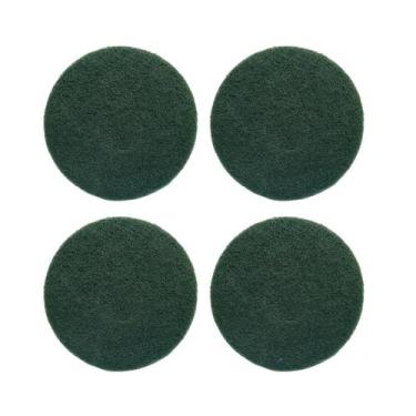 Imagem de Kit 4x Discos Verde 350mm Limpeza Enceradeira Bralimpia IPC - LCTE