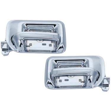 Imagem de PT Auto Warehouse GM-2549M-FP - Maçaneta interna interna interna, maçaneta cromada - Par dianteiro esquerdodireito