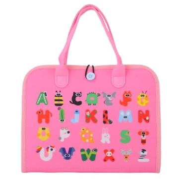 Imagem de Brinquedo Sensorial Educativo para Crianças - Livro de Feltro Interativo para Bebés - Treino de Habilidades Motoras Finas Tabuleiro Educativo Infantil para Jardim de Infância Quarto Sala de Estar Sala