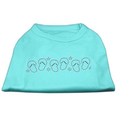 Imagem de Mirage Pet Products Camiseta de praia com strass para animais de estimação, pequena, azul (aqu