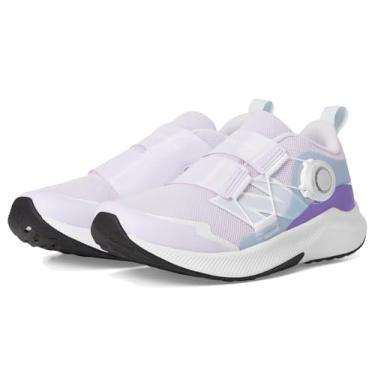 Imagem de New Balance DynaSoft Reveal V4 Boa Tênis de corrida infantil, Violeta leite/vidro rosado/violeta, 20