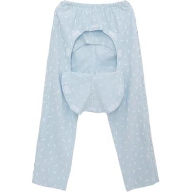 Imagem de Roupas De Paralisia Calças De Cuidados Pós-cirurgia Calças De Pacientes Calças De Incontinência Calças De Cateter Fácil De Usar E Tirar Para Idosos Com Mobilidade Reduzida, B, 3XL