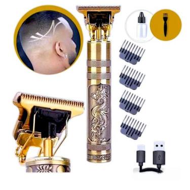 Imagem de Maquina Acabamento Recarregável Detalhe Cabelo Barba Sem Fio - BIDALTE