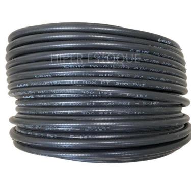 Imagem de Mangueira Compressor Ar e Água Resistente 5/16 300psi - 90m - Elite