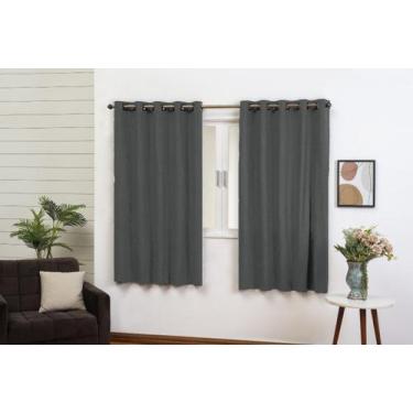 Imagem de Cortina Tecido Suede Semi Blackout 2,80 X 1,70 Para Varão 2m - Confort