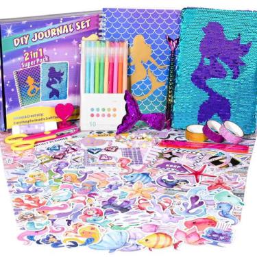 Imagem de Kit de diário DIY OFFIGIFT, pacote com 2 para meninas de 8 a 12 a 13 a