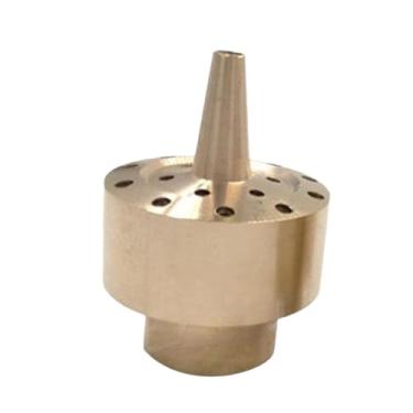 Imagem de Baoblaze Bico de latão para fonte, substituição de bico de água à prova de ferrugem, material de cobre, cabeça de aspersão para parques, piscinas de diversão, Dn20