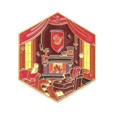 Imagem de Broche Com Tema De Filme De Esmalte Geométrico, Broche Criativo Para S
