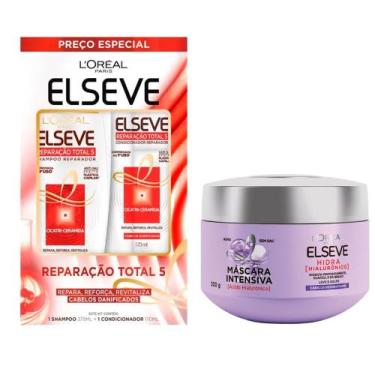 Imagem de Kit 1 Creme de Tratamento Preenchedor L'Oréal Paris Elseve Hidra Hialu