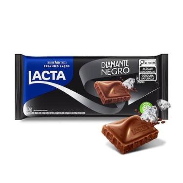 Imagem de Chocolate Lacta ao leite Diamante Negro 80g