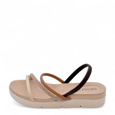 Imagem de Sandália Feminina Beira Rio Papete REF: 8387530 PELE STRECH-STRASS, Ca