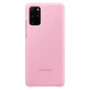 Imagem de Capa Protetora Clear View Samsung Galaxy S20 Plus SM-G985 Cor:Rosa