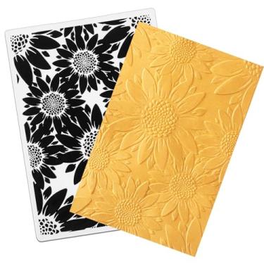 Imagem de Geiserailie 1 Pç Pastas de Gravação em Relevo Modelo de Máquina de Papel Pastas de Cartão para Fazer Cartões de Natal DIY Flor Scrapbook Álbum de Fotos Artesanato Decoração 5,9 x 4,1 polegadas (Estilo