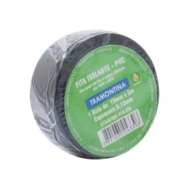 Imagem de Fita isolante pvc 19mm x 5m - tramontina