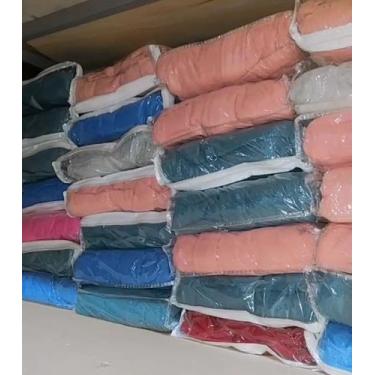 Imagem de Roupão de banho adulto tamanho único , tamanho até os joelhos e manga 