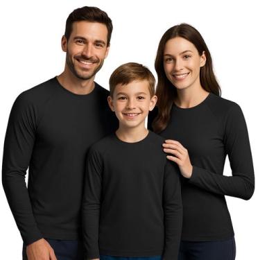 Imagem de Kit Camisa Proteção Solar UV50+ Moda Praia Família Unissex - Hype Moda