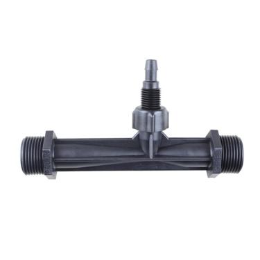 Imagem de Injetor de fertilizante jardim preto banheira de hidromassagem spa injetor de ozônio 1/5.1 cm 3/10.2 cm 2.5 cm dispositivo de irrigação gotejamento (3/10.2 cm)