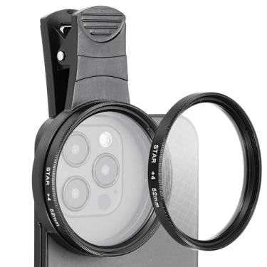 Imagem de PATIKIL Lente de câmera de telefone de 52 mm, lente polarizadora circular com filtro estrela de 4 pontos para a maioria dos smartphones e câmeras DSLR, preta