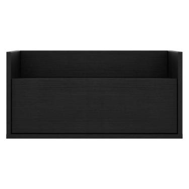 Imagem de Mesa de Cabeceira 60 Cm Suspensa Multimóveis Preta - MULTIMOVEIS