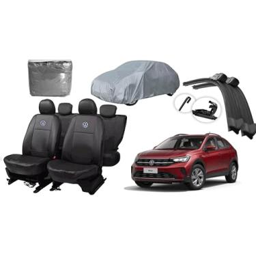 Imagem de Capa de couro +Capa de cobrir + Limpador de para - brisa -VW nivus 20-23