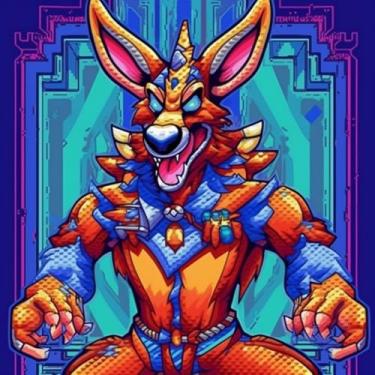 Imagem de Adesivo de Parede Estilo Anime Monstros Fofinhos para Crianças Fundo Azul Decoração Infantil 50x50cm