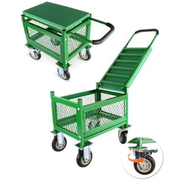 Imagem de Ryansunoro Carrinho de jardim com assento e rodas