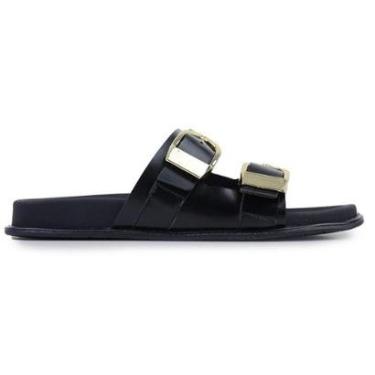 Imagem de Chinelo Feminino Azillê Papete Aurora Preto - 5047-Feminino