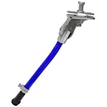 Imagem de Acessorios para Bicicleta, Descanso Pé Central Aluminio Bike com Regulagem Aro 16 Ao 29(Azul)