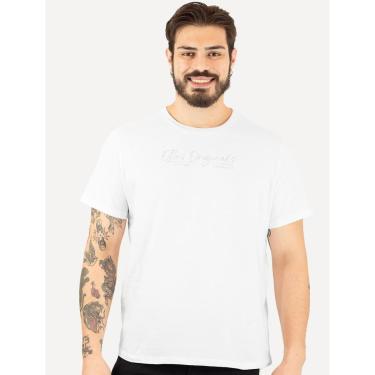 Imagem de Camiseta Ellus Masculina Cotton Fine Originals Classic Branca-Masculino