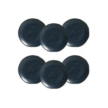 Imagem de Conjunto de Pratos de Sobremesa Porto Brasil Orgânico Night Blue 19,5cm - 6 Peças
