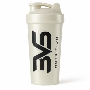 Imagem de 3VS Nutrition Coqueteleira/Shaker Pérola e Preto - Academia 600ml