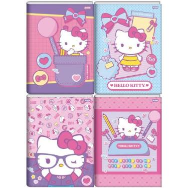 Imagem de Caderno brochura univ cd 80fls hello kitty 7298125 - JANDAIA, 3
