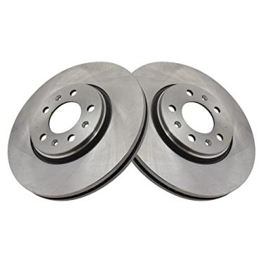 Imagem de TRQ Par de rotor de freio a disco dianteiro LH e RH para Pontiac Solstice Saturn Sky