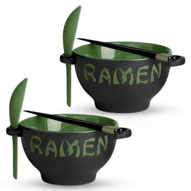 Imagem de Conjunto de taças de ramen de cerâmica Goodscious, pacote com 2 unidad
