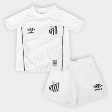 Imagem de Kit Santos Infantil I 21/22 s/n° Torcedor Umbro-Unissex